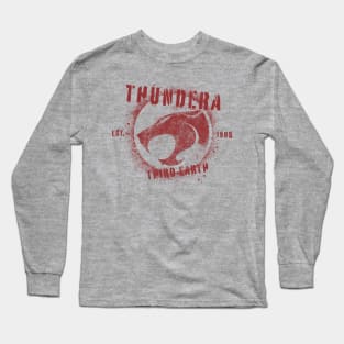 Third Earth - 1985 Thunder Crest | Spray Painted Long Sleeve T-Shirt